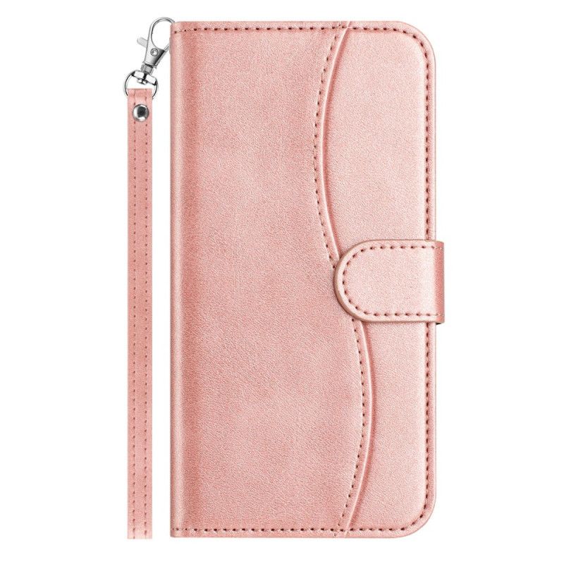 Etui Folio iPhone 17 Pro Wzór S Ze Smyczą Etui Ochronne