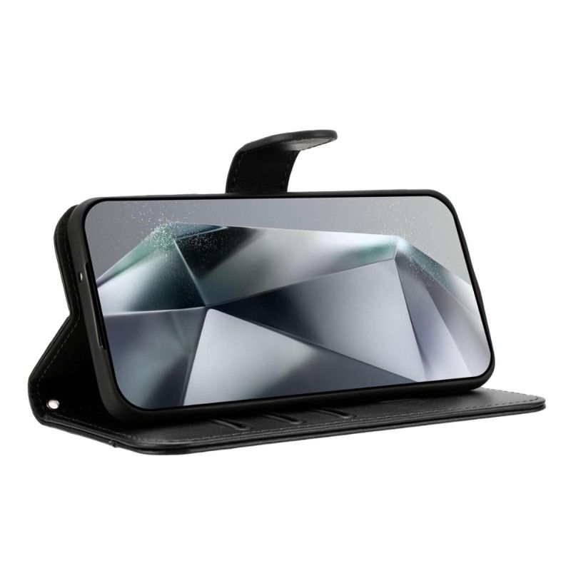 Etui Folio iPhone 17 Pro Wzór S Ze Smyczą Etui Ochronne