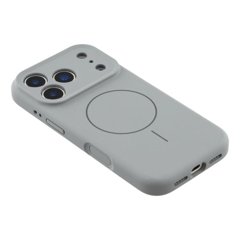 Etui iPhone 17 Pro Magsafe Hybrid Z Wyściółką Z Mikrofibry