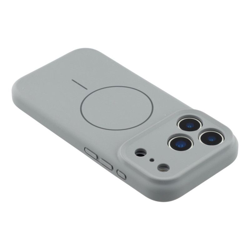 Etui iPhone 17 Pro Magsafe Hybrid Z Wyściółką Z Mikrofibry