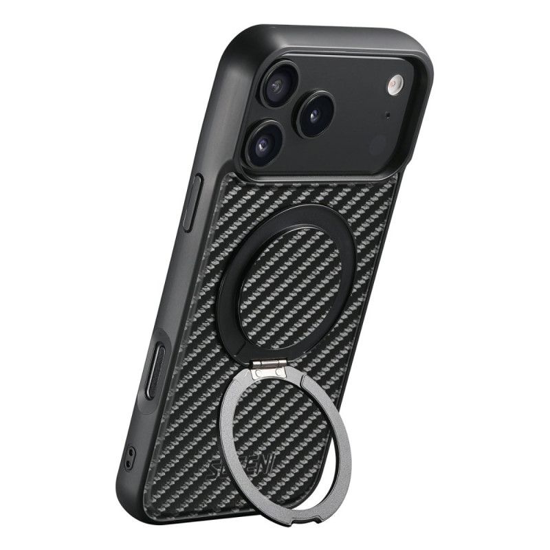 Etui iPhone 17 Pro Magsafe Obrotowy I Włókno Węglowe