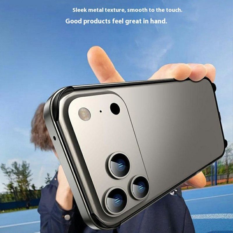 Etui iPhone 17 Pro Metalowy Zderzak Etui Ochronne