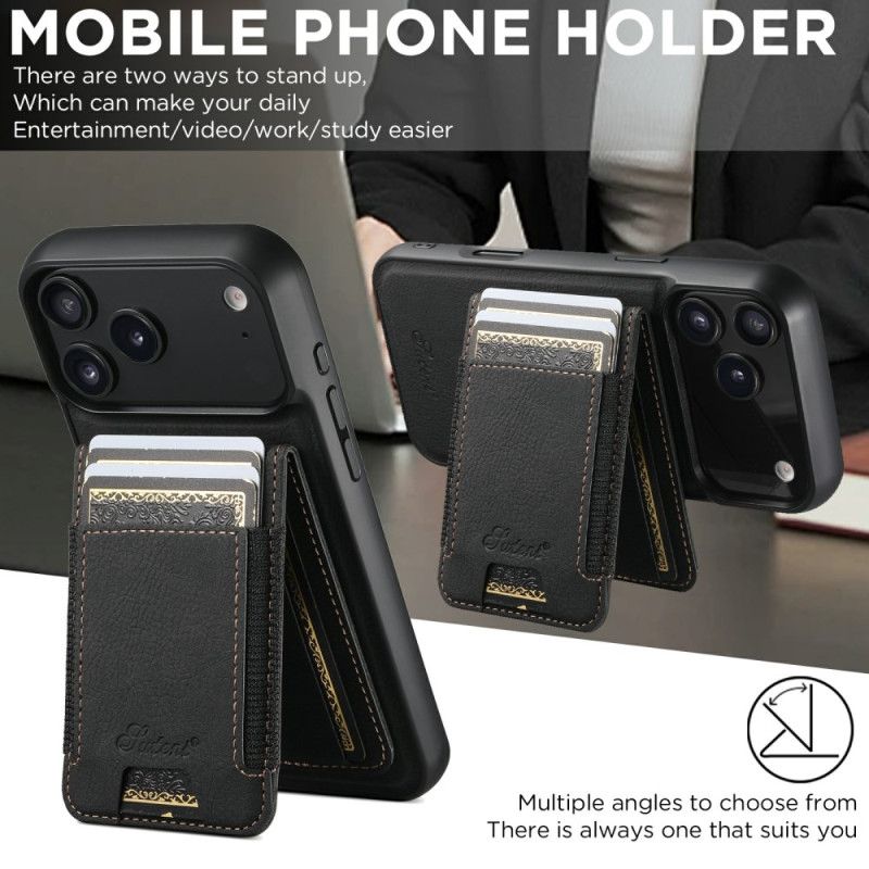 Etui iPhone 17 Pro Odłączany Uchwyt Na Karty Magsafe 2 W 1 Etui Ochronne