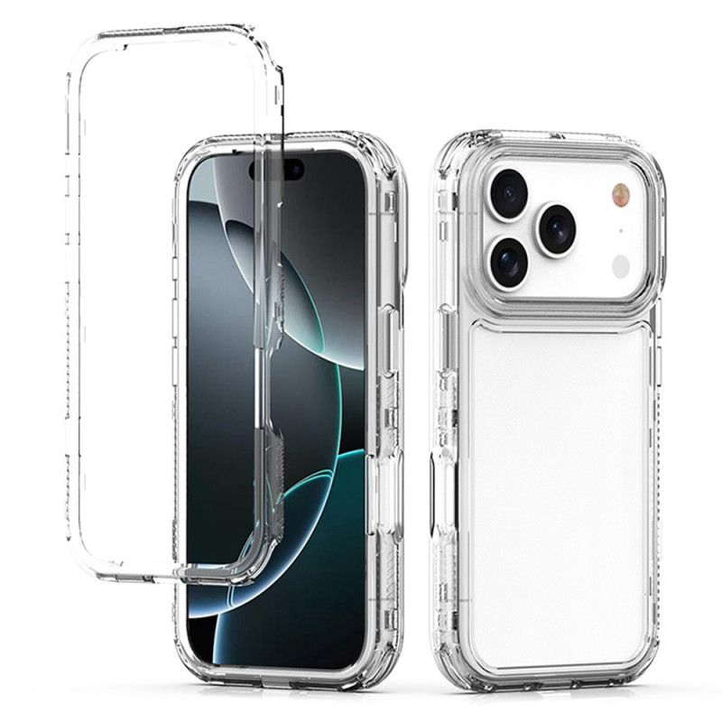 Etui iPhone 17 Pro Przezroczyste 3 W 1