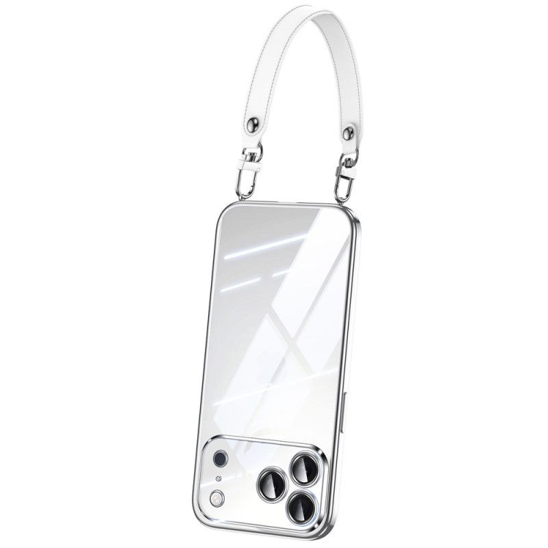 Etui iPhone 17 Pro Przezroczyste Z Paskiem Na Nadgarstek