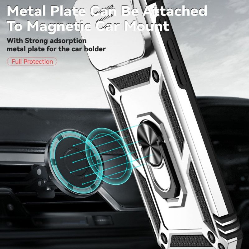 Etui iPhone 17 Pro Wytrzymałe Z Osłoną Obiektywu I Podstawką