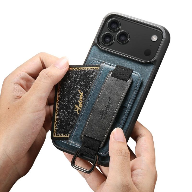 Etui iPhone 17 Pro Z Etui Na Karty W Stylu Retro Etui Ochronne