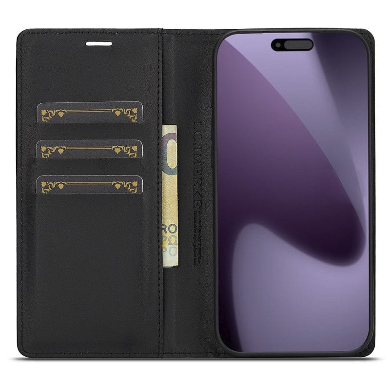 Flip Kotelot Do iPhone 17 Pro Lc.imeeke Włókno Węglowe