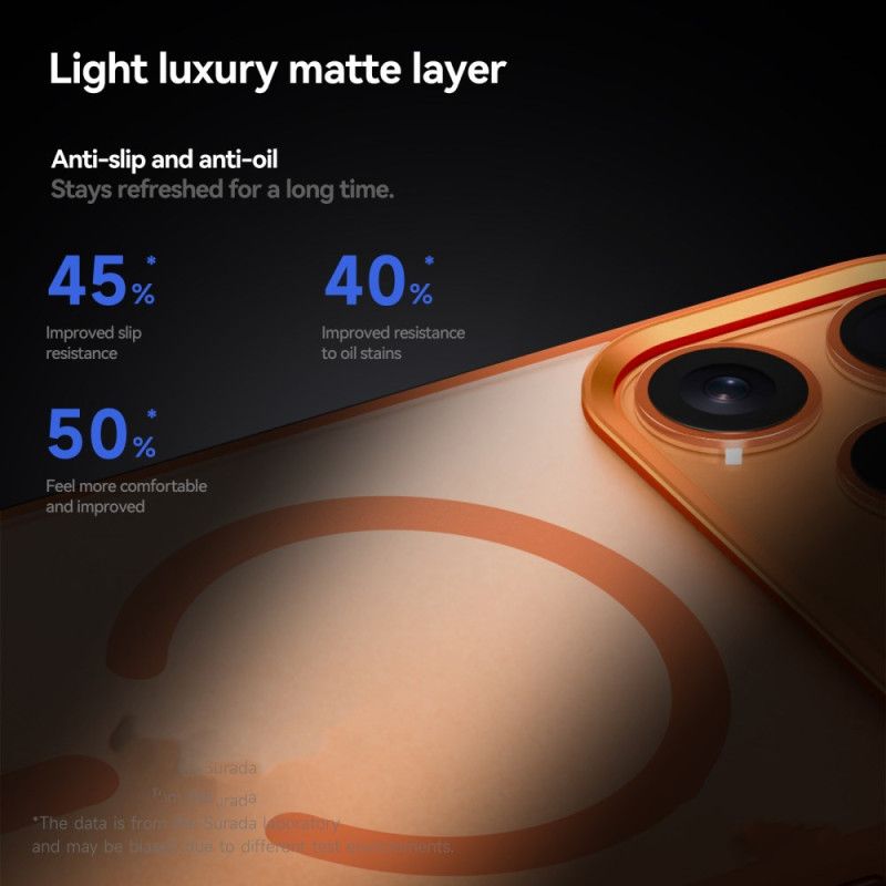 Futerały iPhone 17 Pro Etui Na Telefon Kompatybilny Z Magsafe Półprzezroczyste