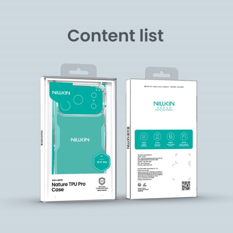 Futerały iPhone 17 Pro Etui Na Telefon Nature Pro Series Nillkin