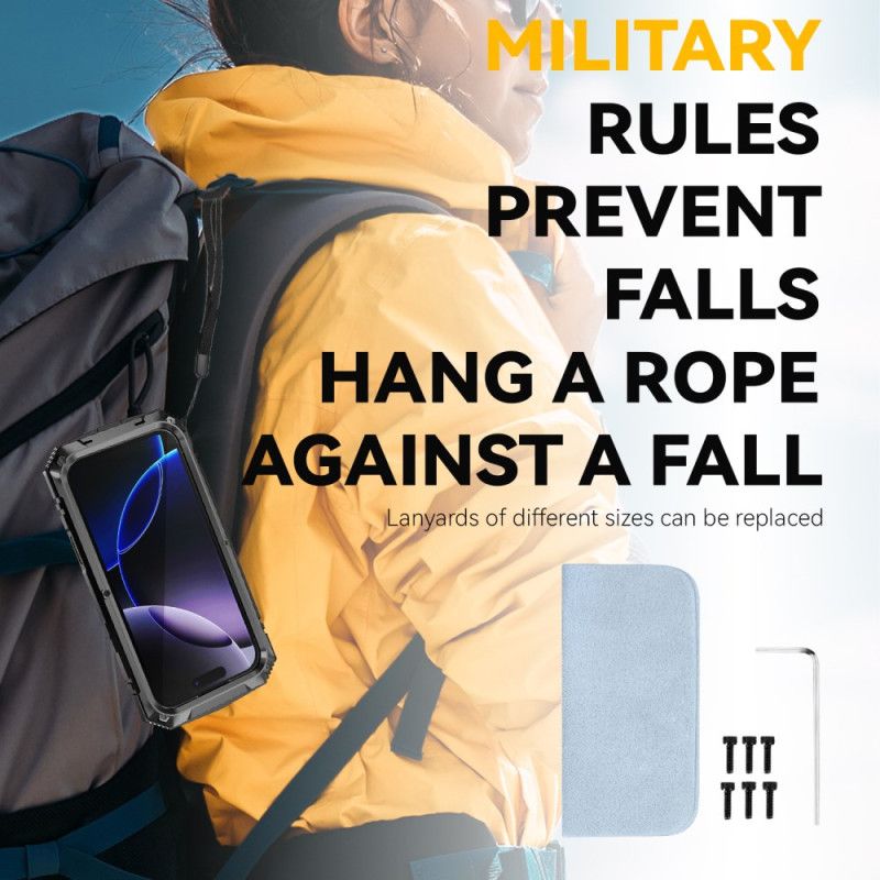 Futerały iPhone 17 Pro Etui Na Telefon R-just Pełna Ochrona