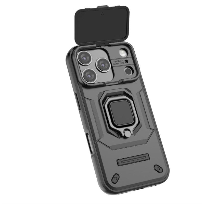 Futerały iPhone 17 Pro Etui Na Telefon Etui Z Pierścieniem I Osłoną Obiektywu