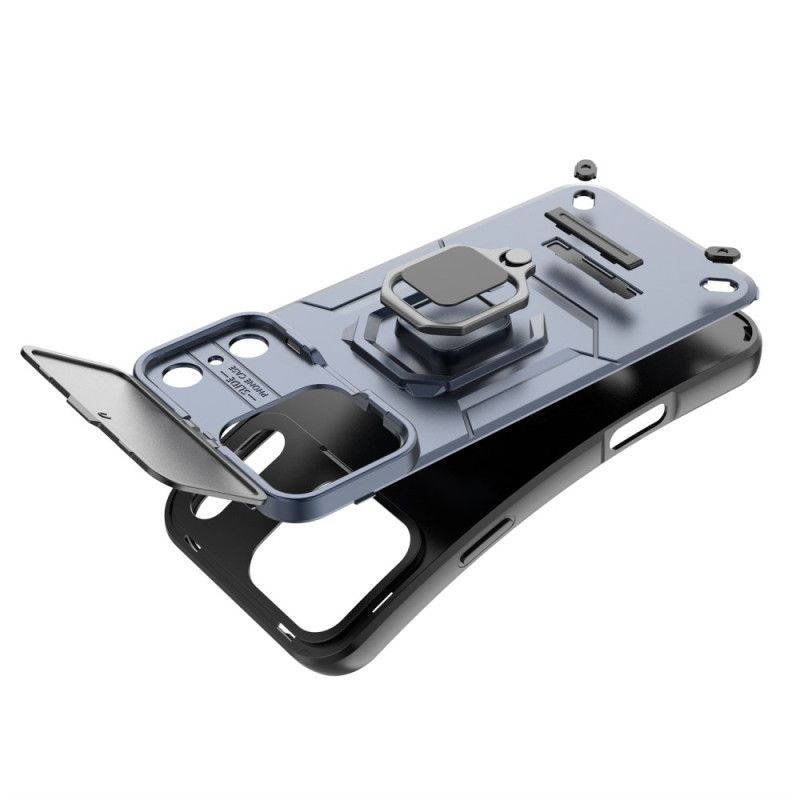 Futerały iPhone 17 Pro Etui Na Telefon Etui Z Pierścieniem I Osłoną Obiektywu