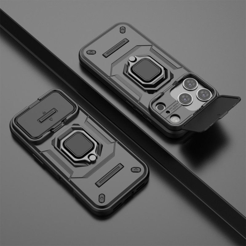 Futerały iPhone 17 Pro Etui Na Telefon Etui Z Pierścieniem I Osłoną Obiektywu