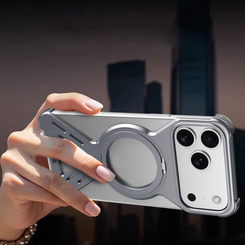 Futerały iPhone 17 Pro Etui Na Telefon Zderzak Magsafe Z Obrotową Podstawką