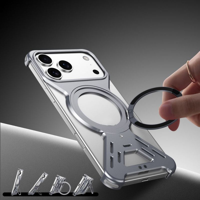 Futerały iPhone 17 Pro Etui Na Telefon Zderzak Magsafe Z Obrotową Podstawką