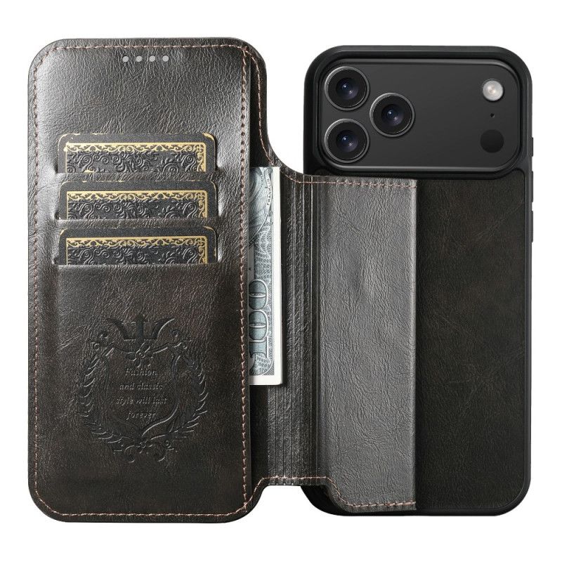 Obudowa iPhone 17 Pro Etui Na Telefon Kompatybilny Z Magsafe Efekt Skóry