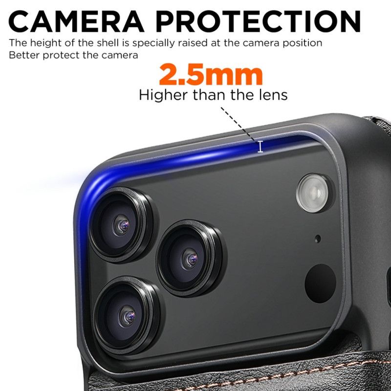 Obudowa iPhone 17 Pro Etui Na Telefon Magnetyczne Etui Z Odpinanym Etui W Stylu Retro