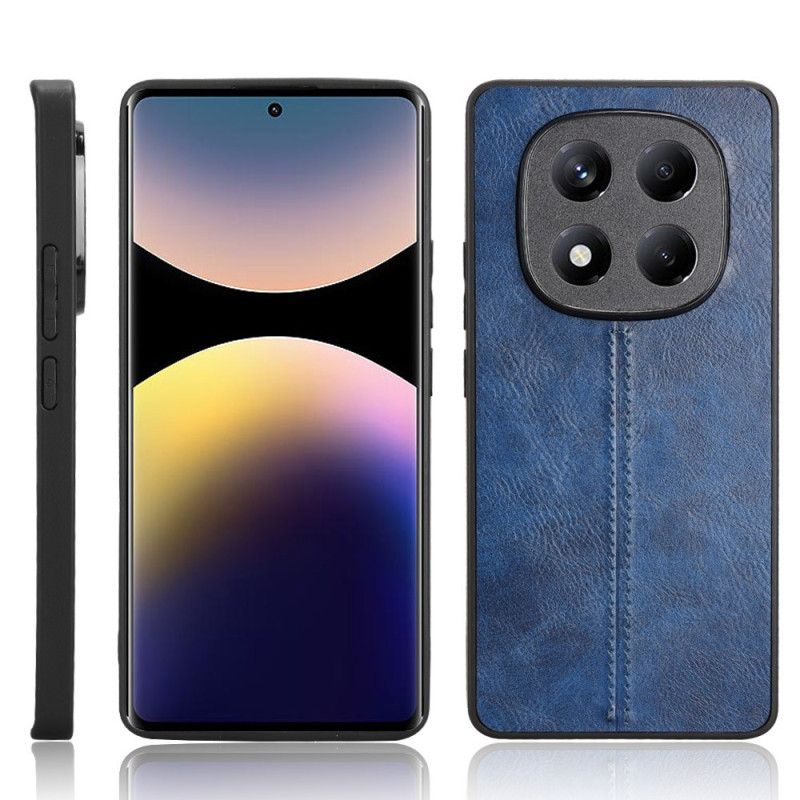 Etui Do Xiaomi Redmi Note 14 Pro 4g Przeszycia Z Efektem Skóry