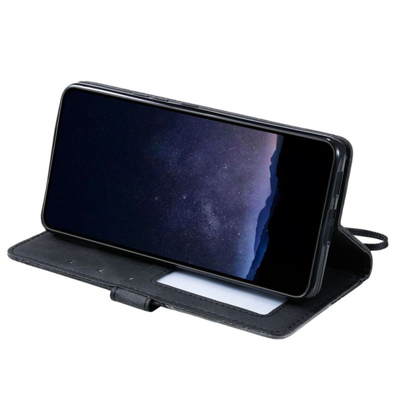 Etui Folio Do Xiaomi Redmi Note 14 Pro 4g Dwukolorowe Z Paskami