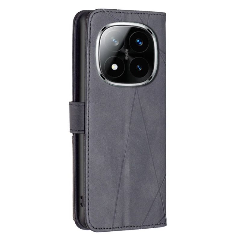 Etui Folio Do Xiaomi Redmi Note 14 Pro 4g Geometryczny Kolor Binfen