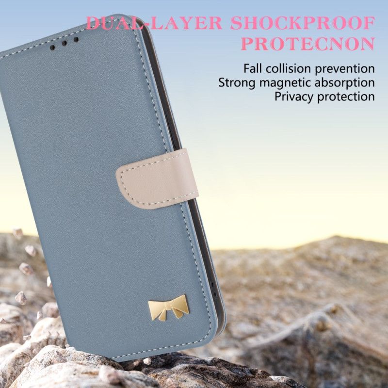 Etui Folio Do Xiaomi Redmi Note 14 Pro 4g Muszka Z Paskiem