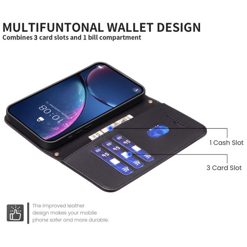 Etui Folio Do Xiaomi Redmi Note 14 Pro 4g Pikowane Premium