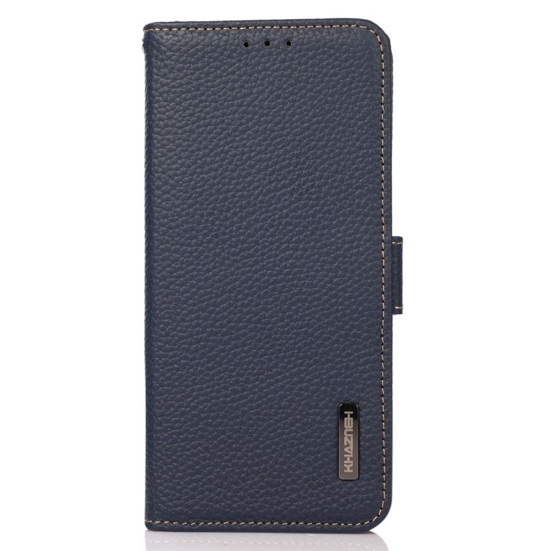 Etui Folio Do Xiaomi Redmi Note 14 Pro 4g Prawdziwa Skóra Khazneh