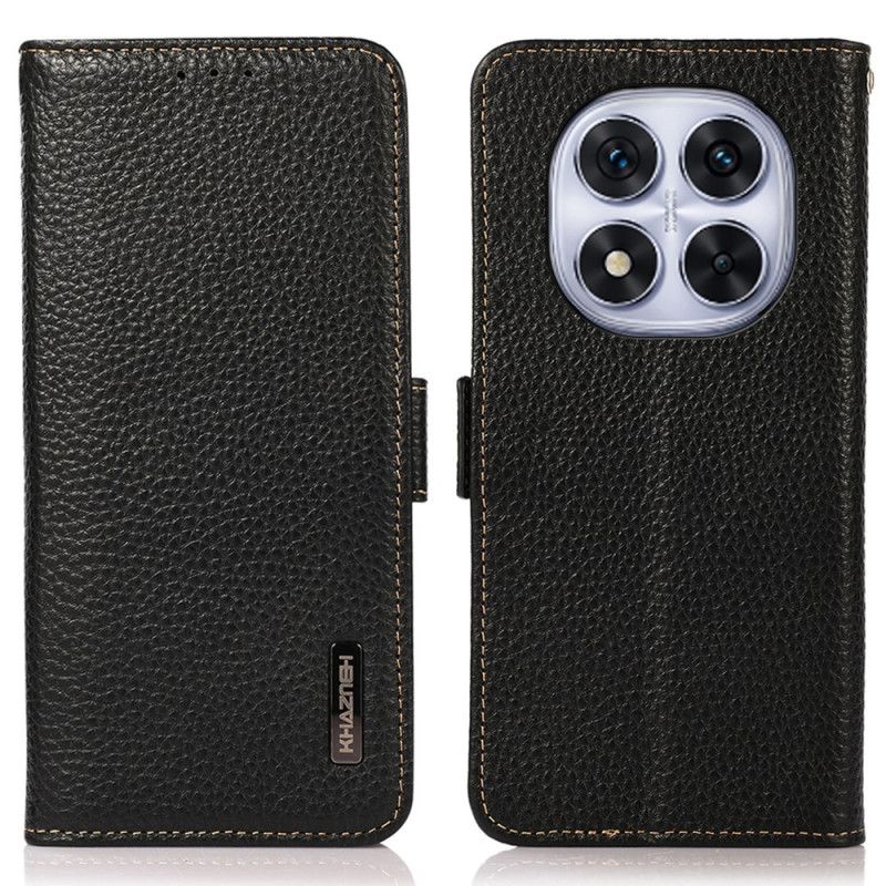 Etui Folio Do Xiaomi Redmi Note 14 Pro 4g Prawdziwa Skóra Khazneh