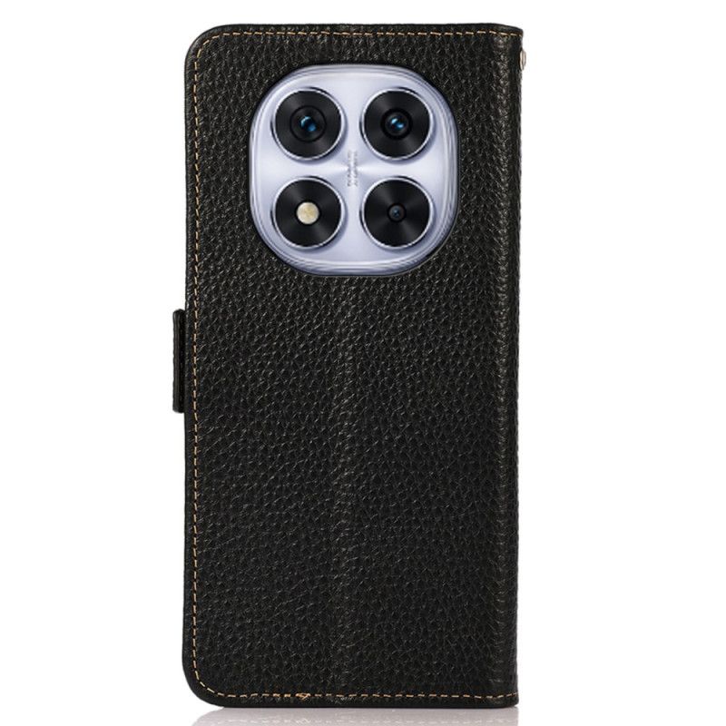 Etui Folio Do Xiaomi Redmi Note 14 Pro 4g Prawdziwa Skóra Khazneh