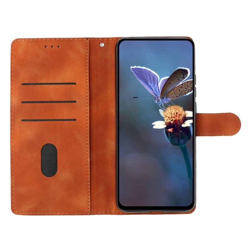 Etui Folio Do Xiaomi Redmi Note 14 Pro 4g Wzór Kwiatowy I Motyl