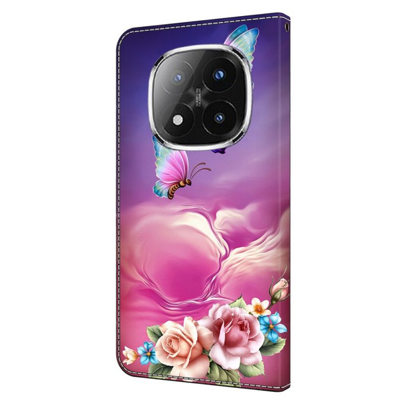 Etui Folio Xiaomi Redmi Note 14 Pro 4g Bajkowy Wystrój Etui Ochronne