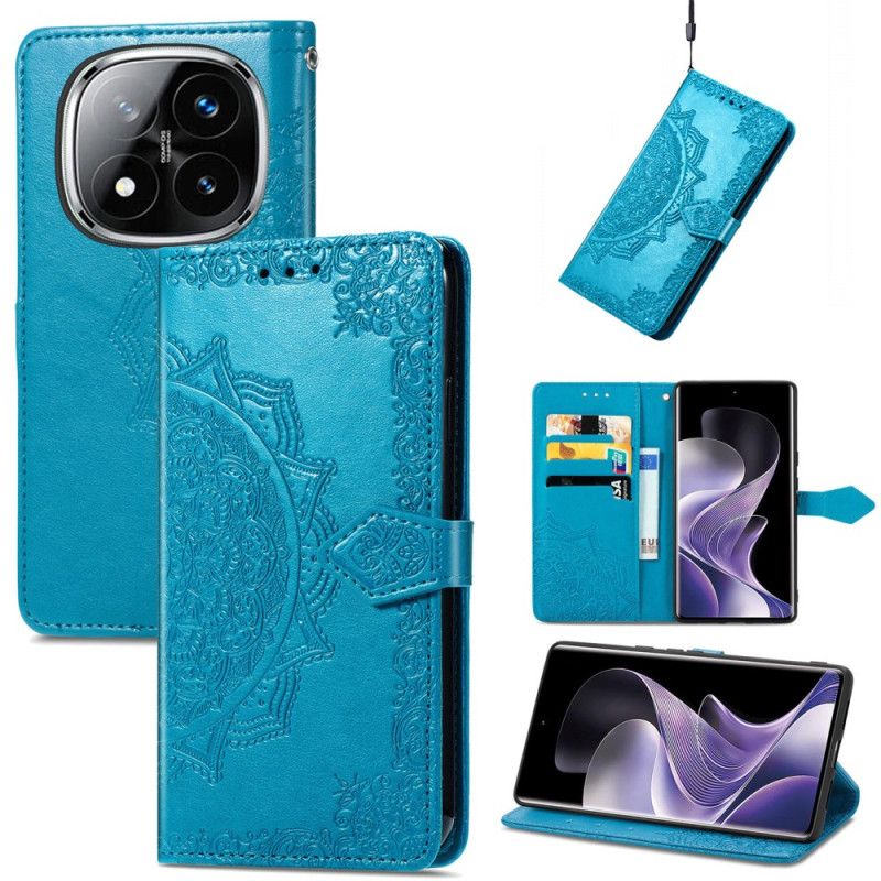 Etui Folio Xiaomi Redmi Note 14 Pro 4g Barokowa Mandala Etui Ochronne