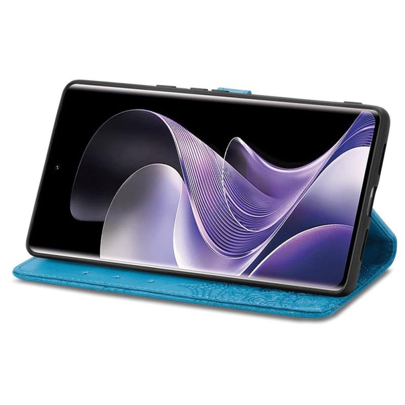 Etui Folio Xiaomi Redmi Note 14 Pro 4g Barokowa Mandala Etui Ochronne