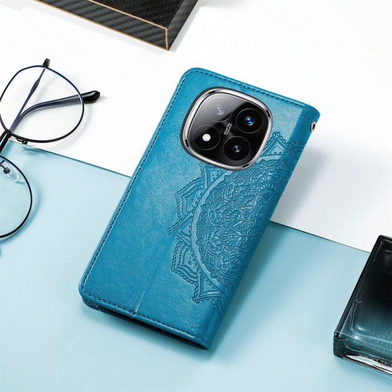Etui Folio Xiaomi Redmi Note 14 Pro 4g Barokowa Mandala Etui Ochronne