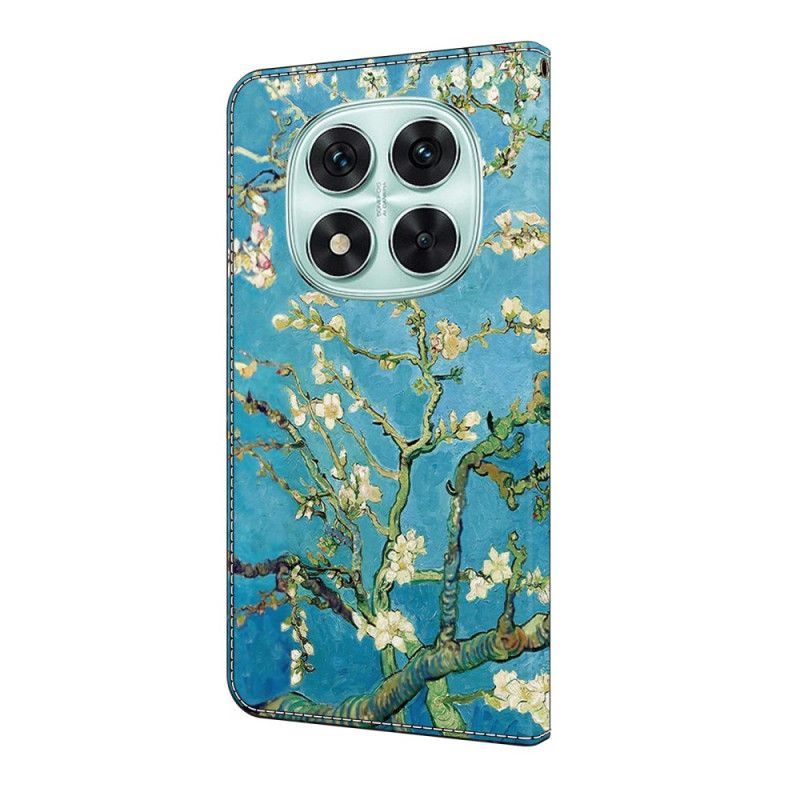 Etui Folio Xiaomi Redmi Note 14 Pro 4g Białe Gałęzie