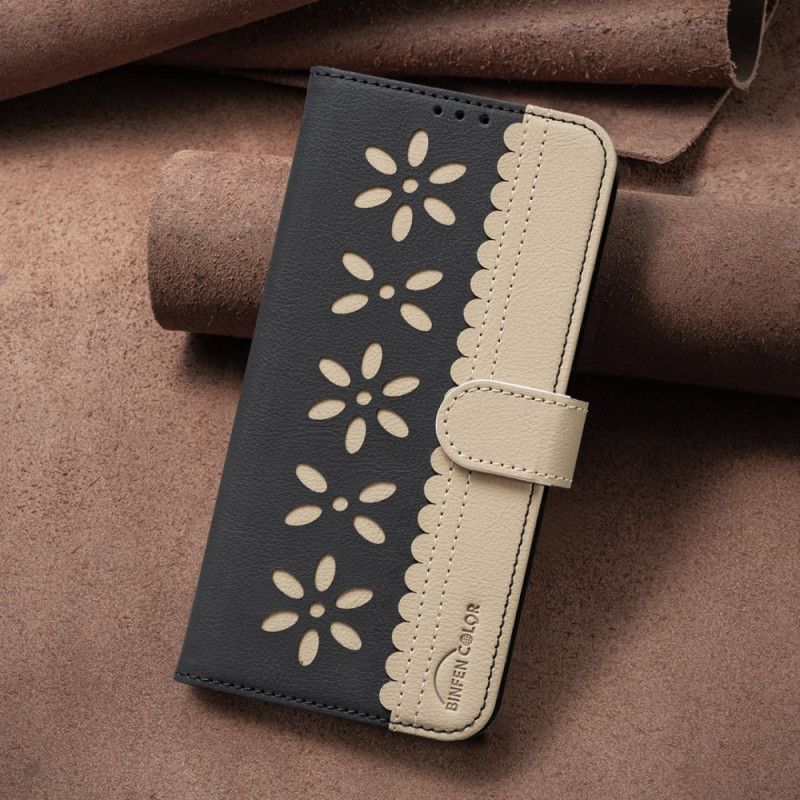 Etui Folio Xiaomi Redmi Note 14 Pro 4g Dwukolorowy Binfen Color