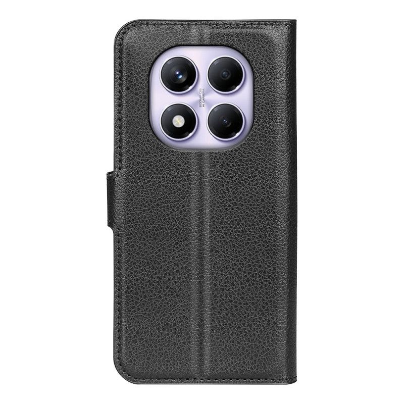 Etui Folio Xiaomi Redmi Note 14 Pro 4g Klasyczna Sztuczna Skóra Liczi