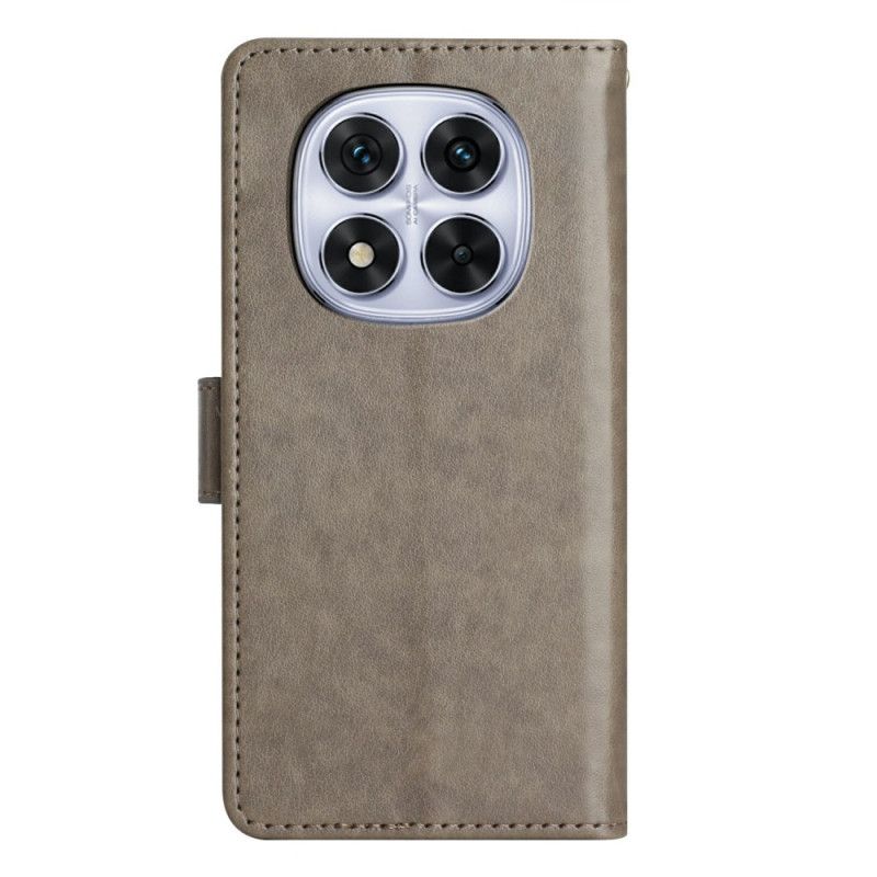 Etui Folio Xiaomi Redmi Note 14 Pro 4g Kwiatowe Wzory Etui Ochronne