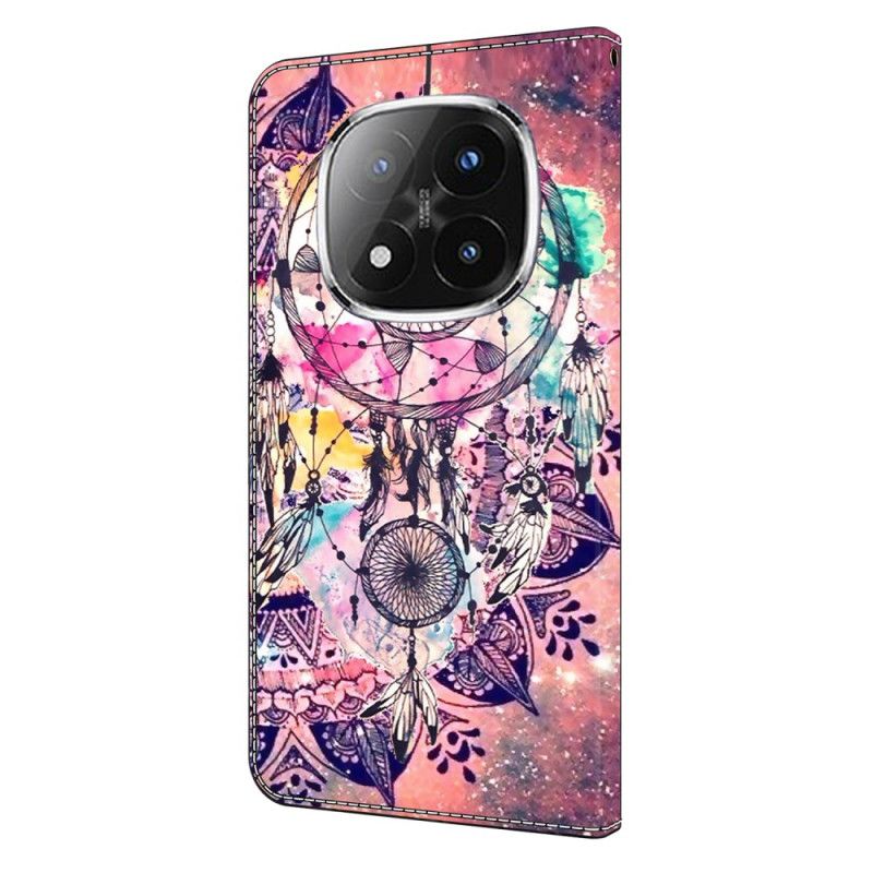 Etui Folio Xiaomi Redmi Note 14 Pro 4g Łapacz Snów Etui Ochronne