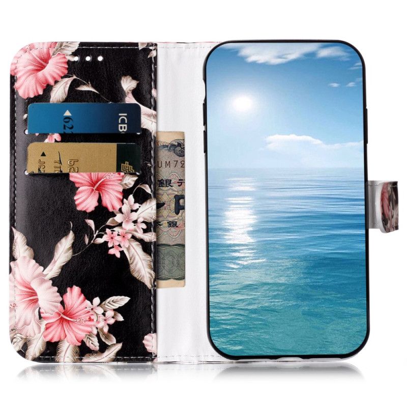 Etui Folio Xiaomi Redmi Note 14 Pro 4g Rododendrony Etui Ochronne