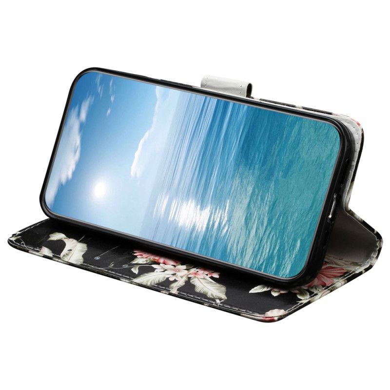 Etui Folio Xiaomi Redmi Note 14 Pro 4g Rododendrony Etui Ochronne