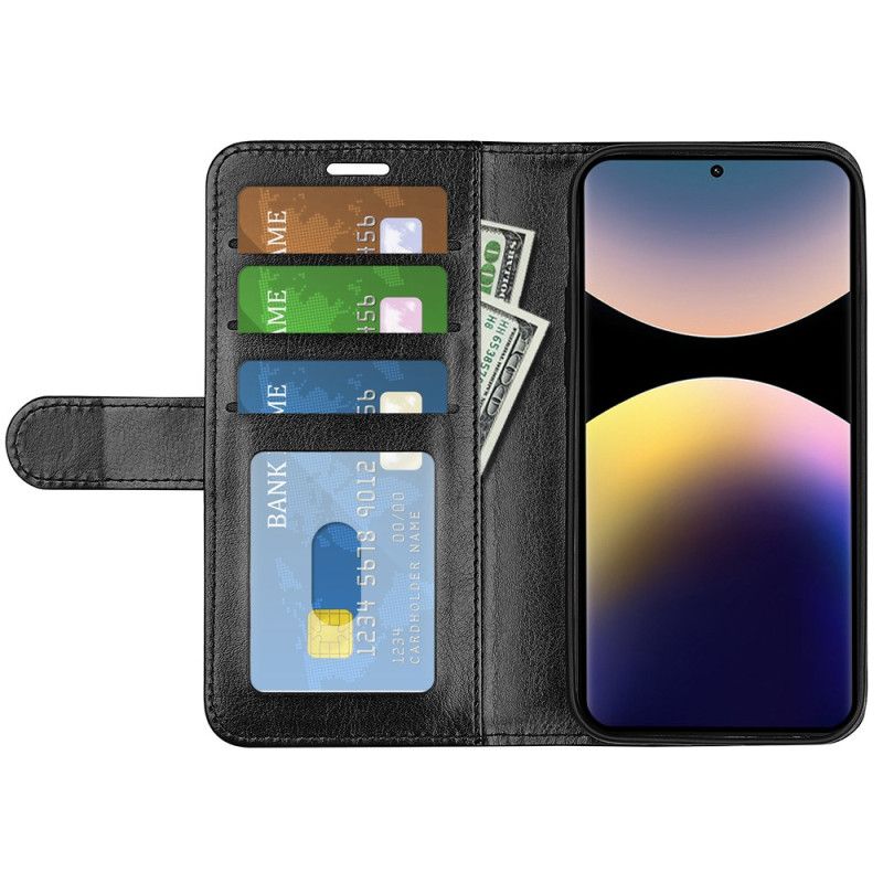 Etui Folio Xiaomi Redmi Note 14 Pro 4g Vintage Etui Ochronne