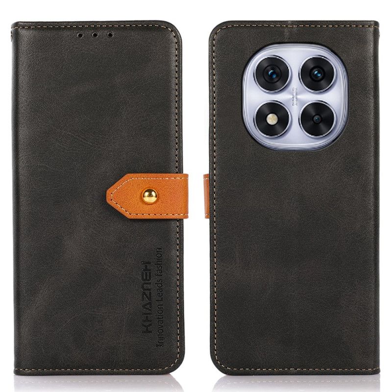 Etui Folio Xiaomi Redmi Note 14 Pro 4g Złote Zapięcie Khazneh