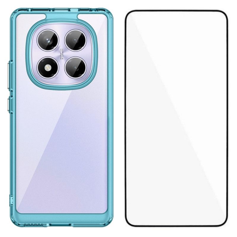 Etui Xiaomi Redmi Note 14 Pro 4g Hybryda Z Hartowanym Szkłem Ochronnym Na Ekran