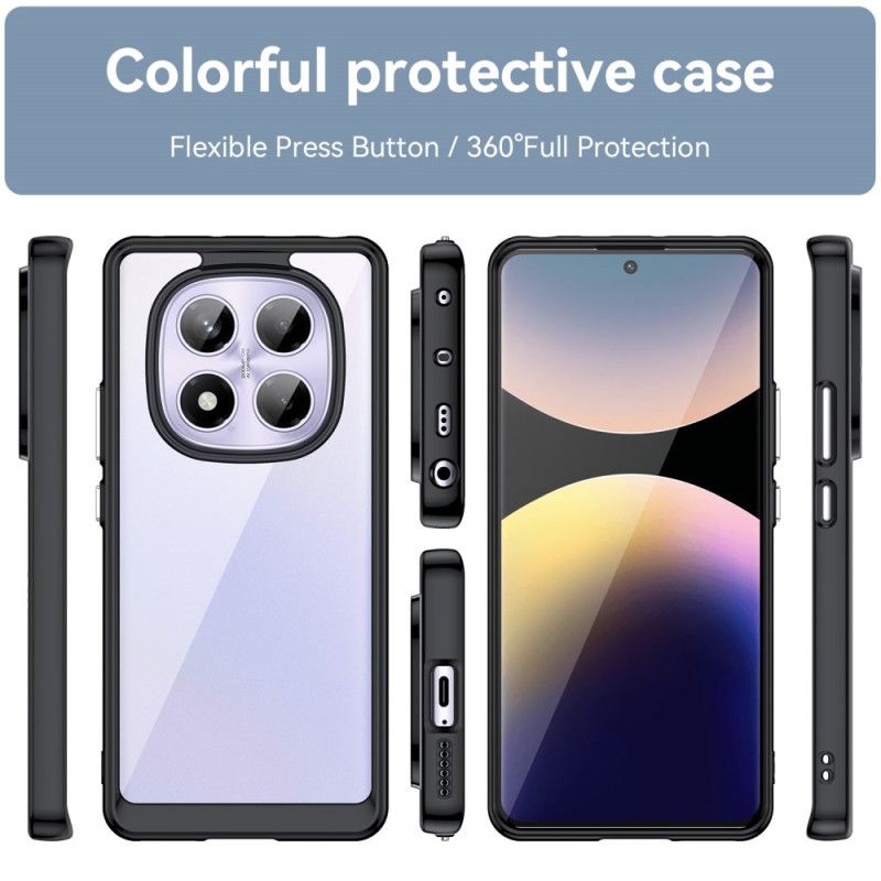 Etui Xiaomi Redmi Note 14 Pro 4g Hybryda Z Hartowanym Szkłem Ochronnym Na Ekran