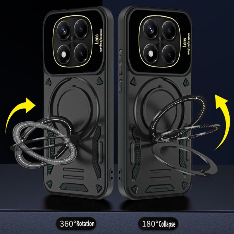 Etui Xiaomi Redmi Note 14 Pro 4g Magnetyczna Podstawka Obrotowa Etui Ochronne