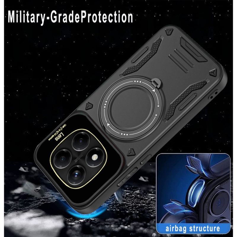 Etui Xiaomi Redmi Note 14 Pro 4g Magnetyczna Podstawka Obrotowa Etui Ochronne