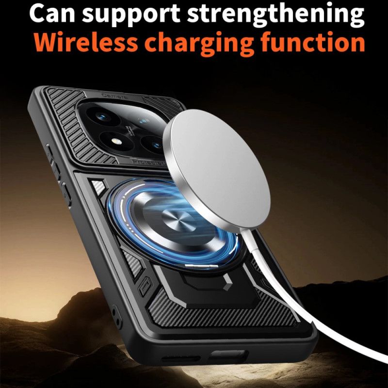 Etui Xiaomi Redmi Note 14 Pro 4g Magnetyczna Z Obrotową Podstawką