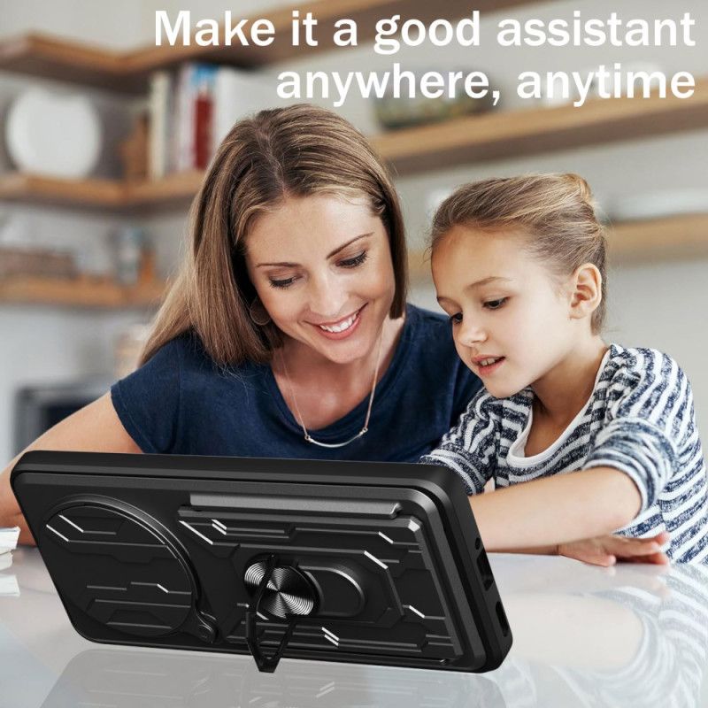 Etui Xiaomi Redmi Note 14 Pro 4g Ultraodporna Z Podstawką I Osłoną Obiektywu Etui Ochronne